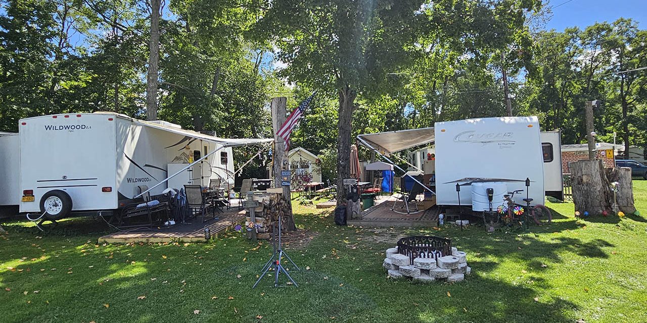 making family camping memories during late summer at Camp Bell Campground